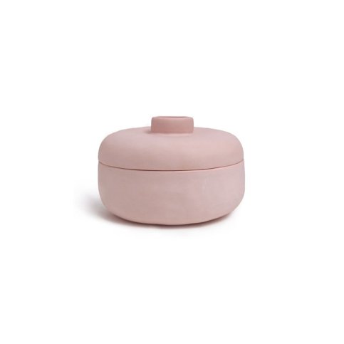 Ricebowl with lid L in: Dusty pink