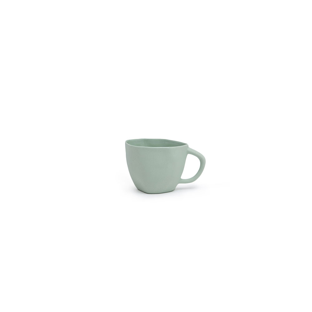 Cup with handle MS: Celadon