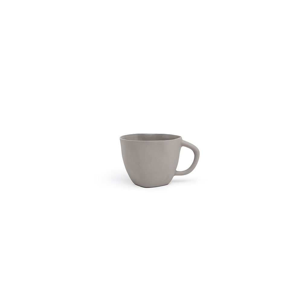 Cup with handle MS: Light grey