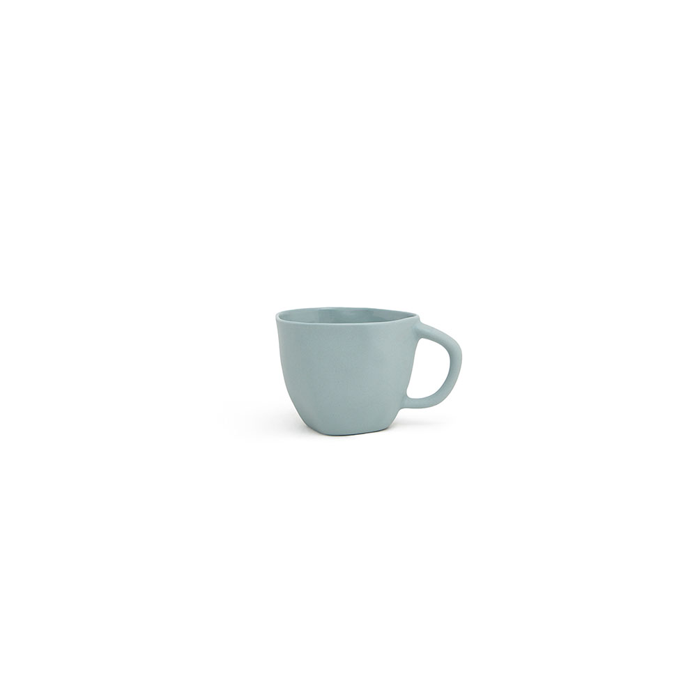 Cup with handle MS: Light blue