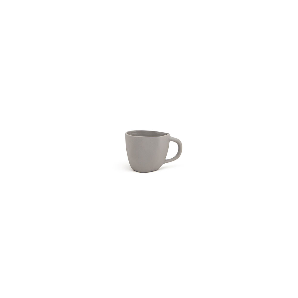 Cup with handle S: Light grey