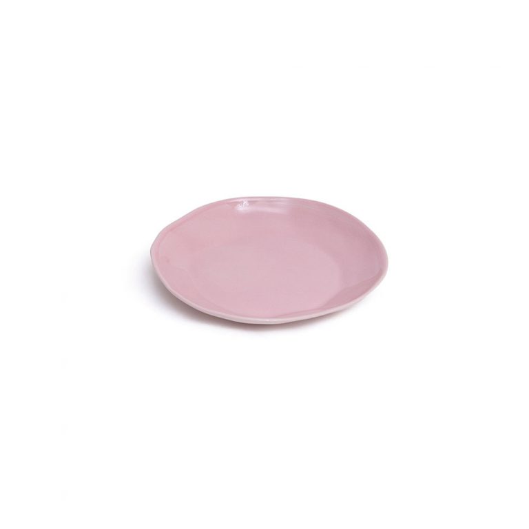 Round plate S in: Pink