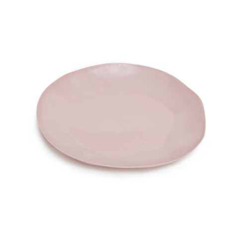 Round plate L in : Dusty pink