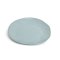 Round plate L in : Light blue