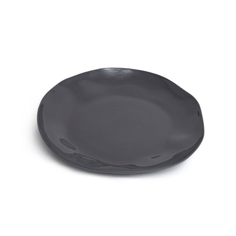 Round plate L in : Charcoal