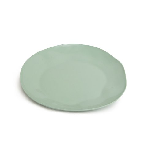 Round plate L in : Celadon