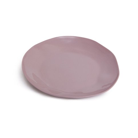 Round plate L in : Lilac