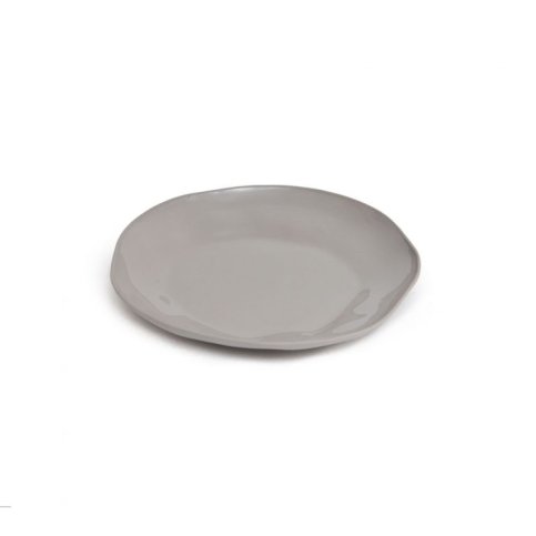 Round plate M in: Light grey