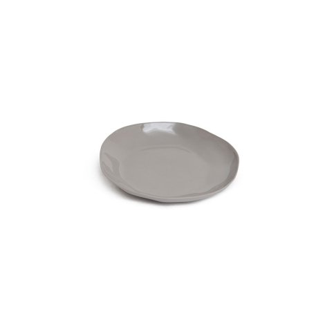 Round plate S in: Light grey