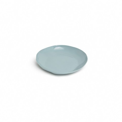 Round plate S in: Light blue