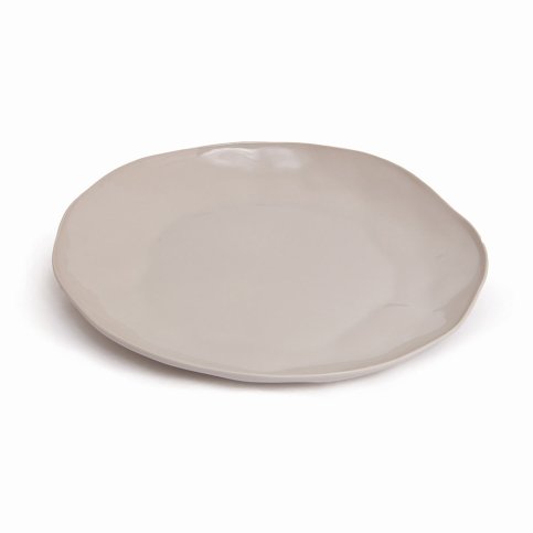Round plate XL in: Cream