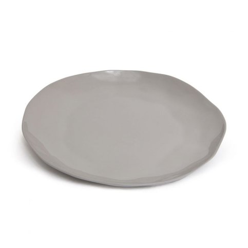 Round plate XL in: Light grey