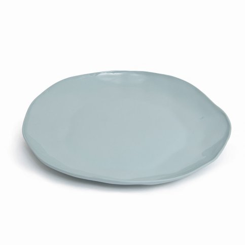 Round plate XL in: Light blue