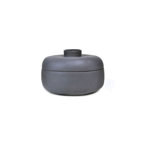 Ricebowl with lid L in: Charcoal