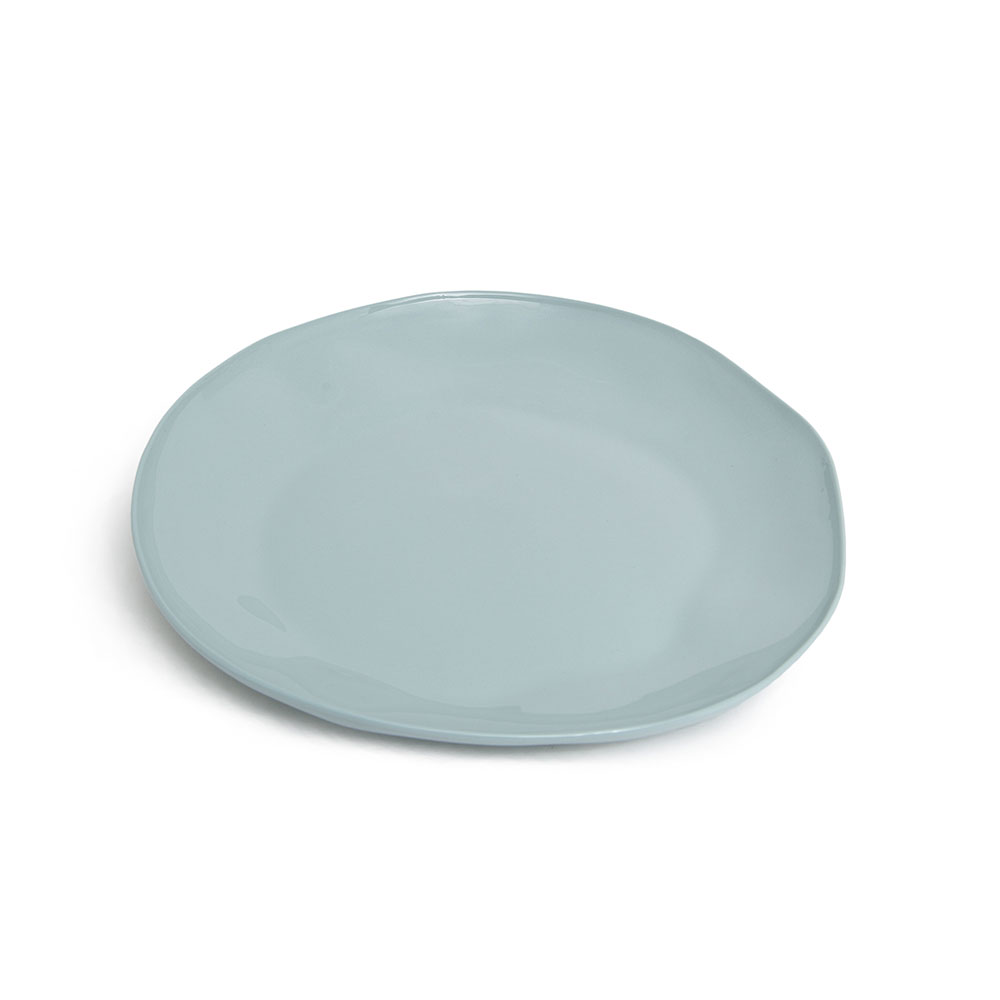 Round plate L: Light blue