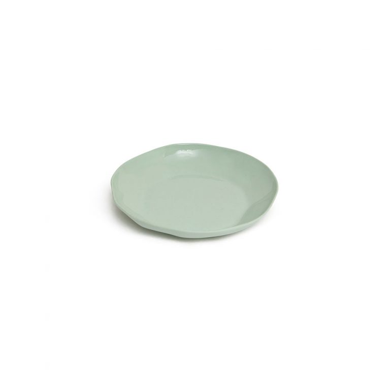 Round plate S: Celadon