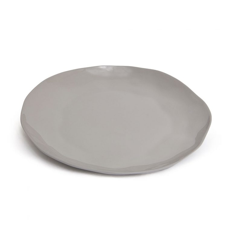 Round plate XL: Light grey