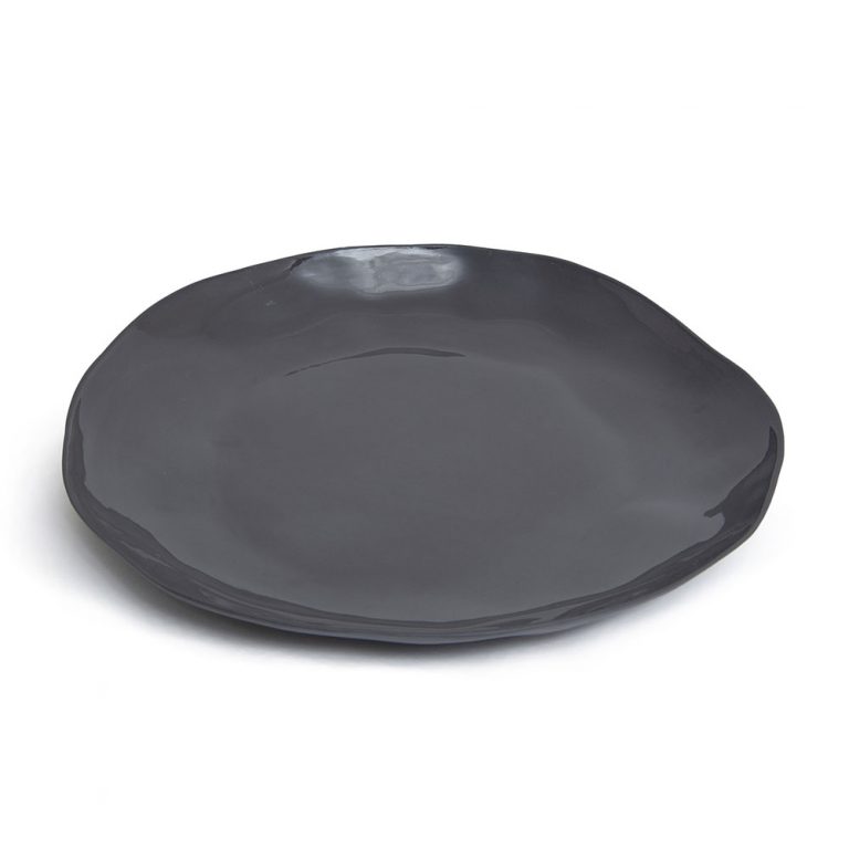 Round plate XL: Charcoal