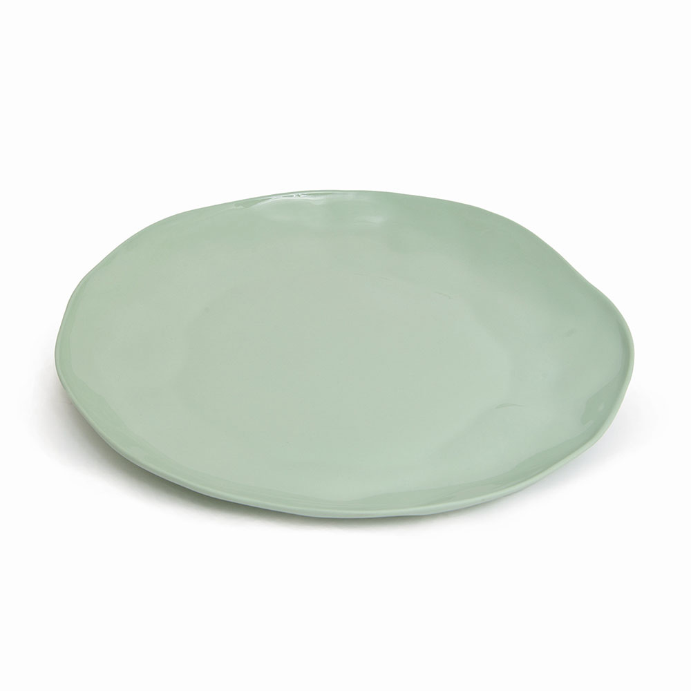 Round plate XL in: Celadon