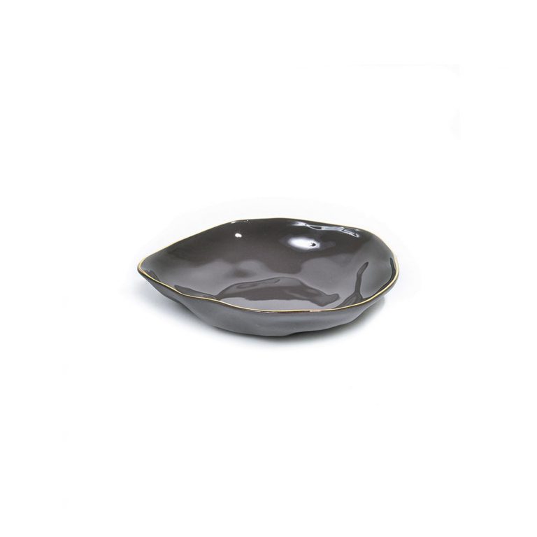 Indochine plate S: Charcoal