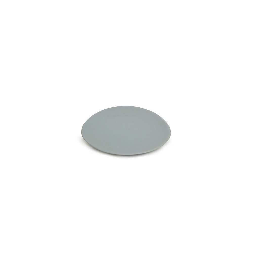 Maan round plate S: Light blue