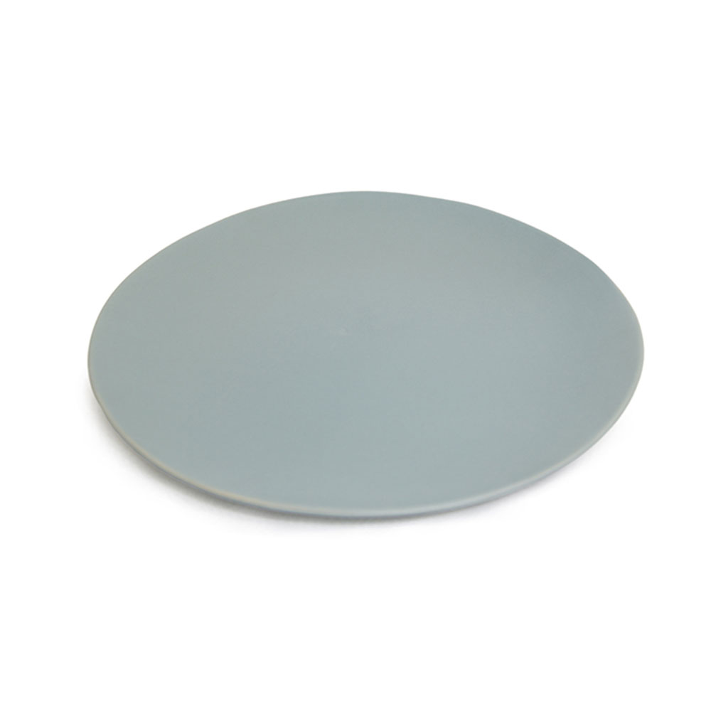 Maan round plate XL: Light blue