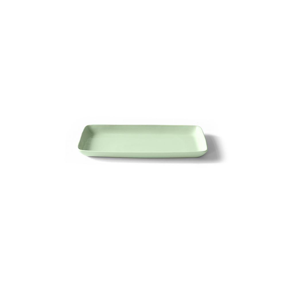 Long tray S: Celadon