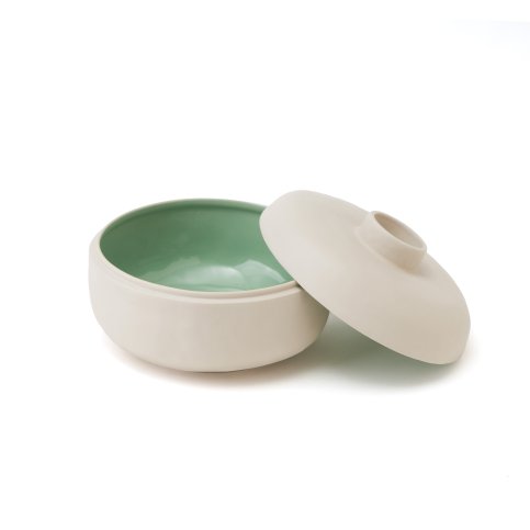 Ricebowl with Lid L - CR in: Celadon