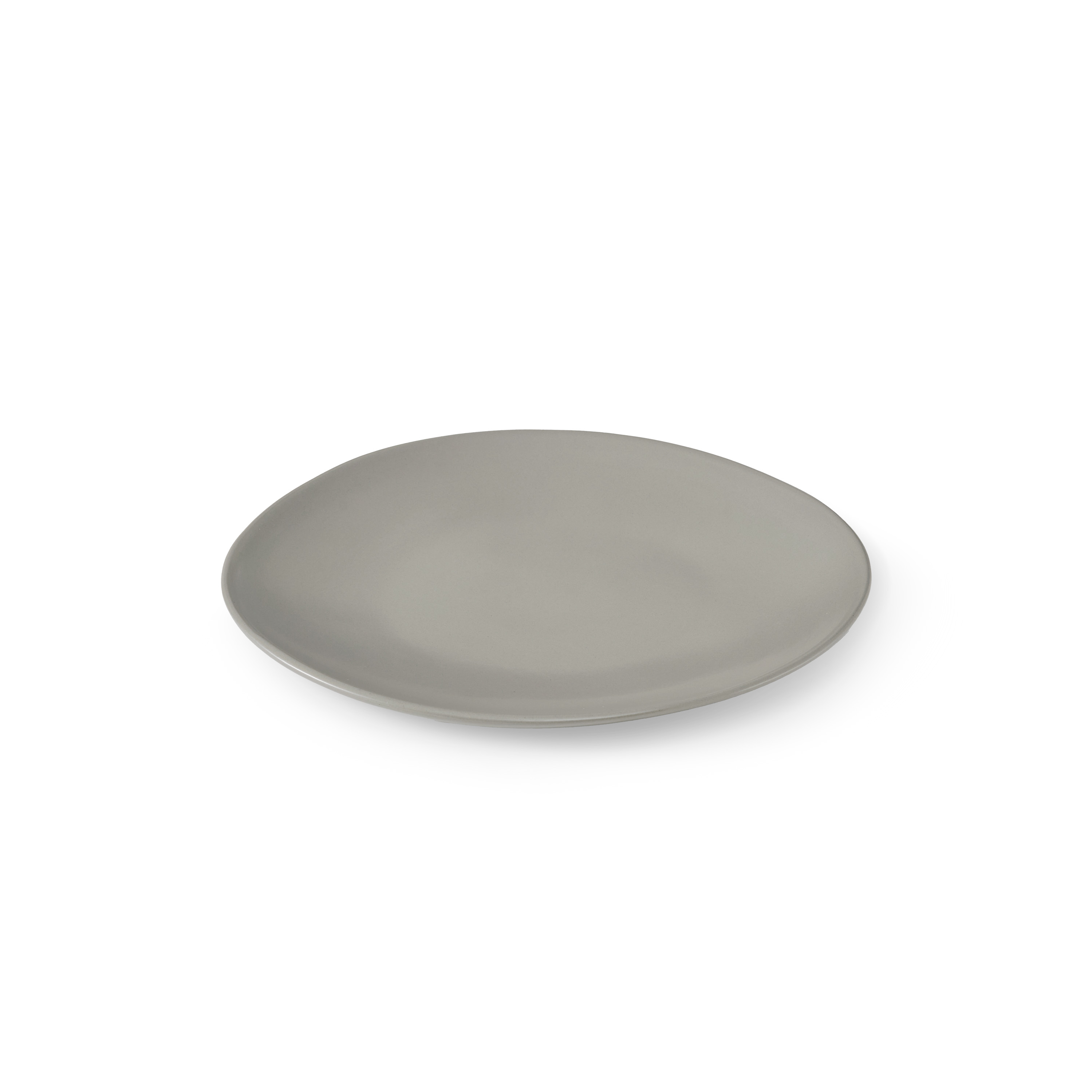 Tonkin Round Plate M: Light grey