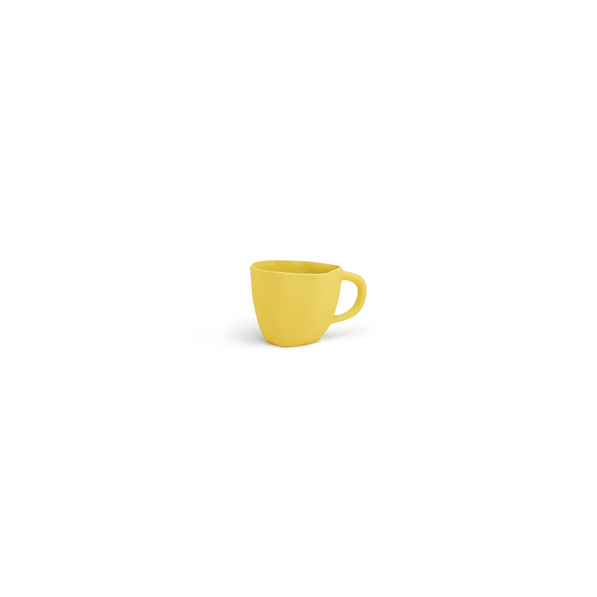 Cup with handle S: Yellow