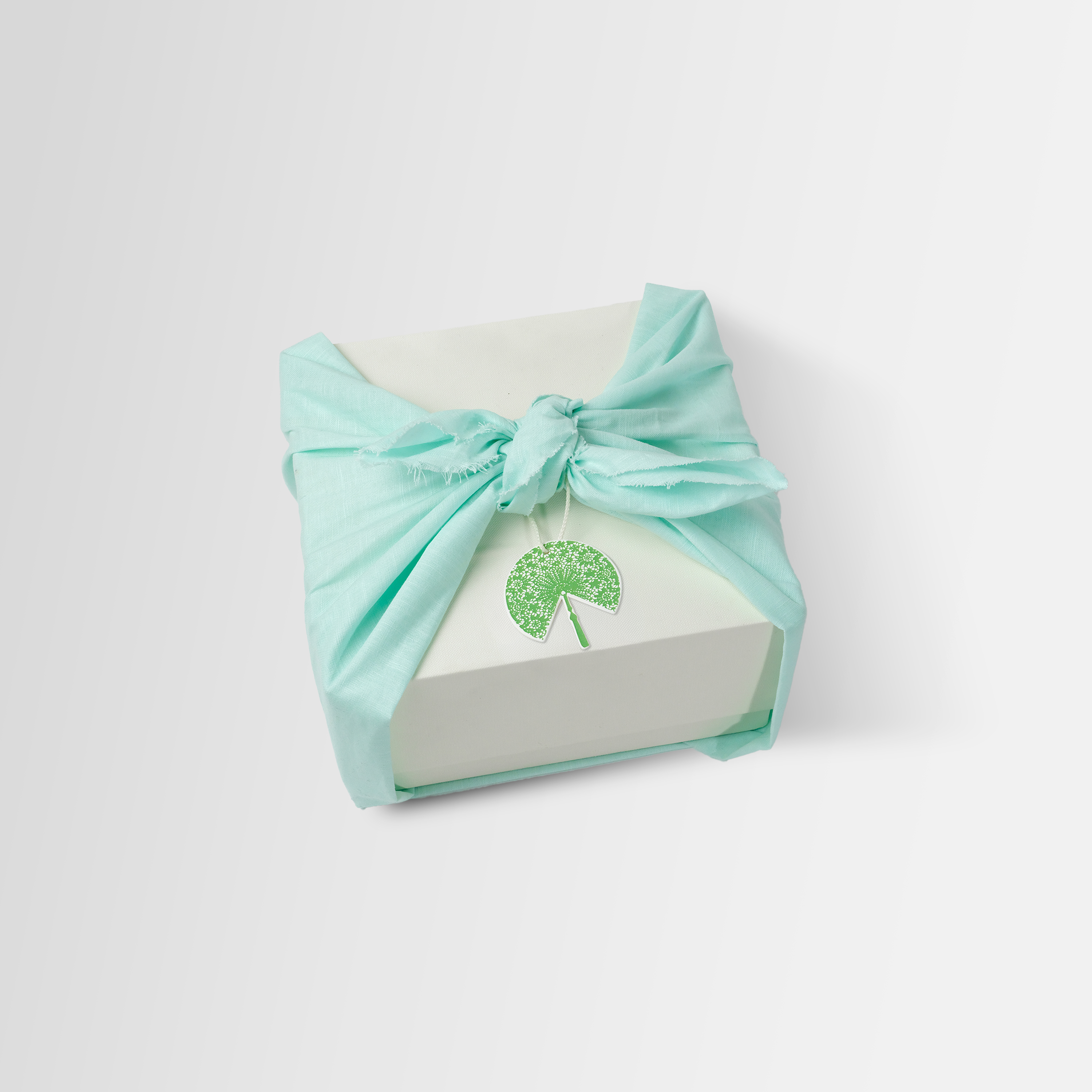 Furoshiki box: Celadon