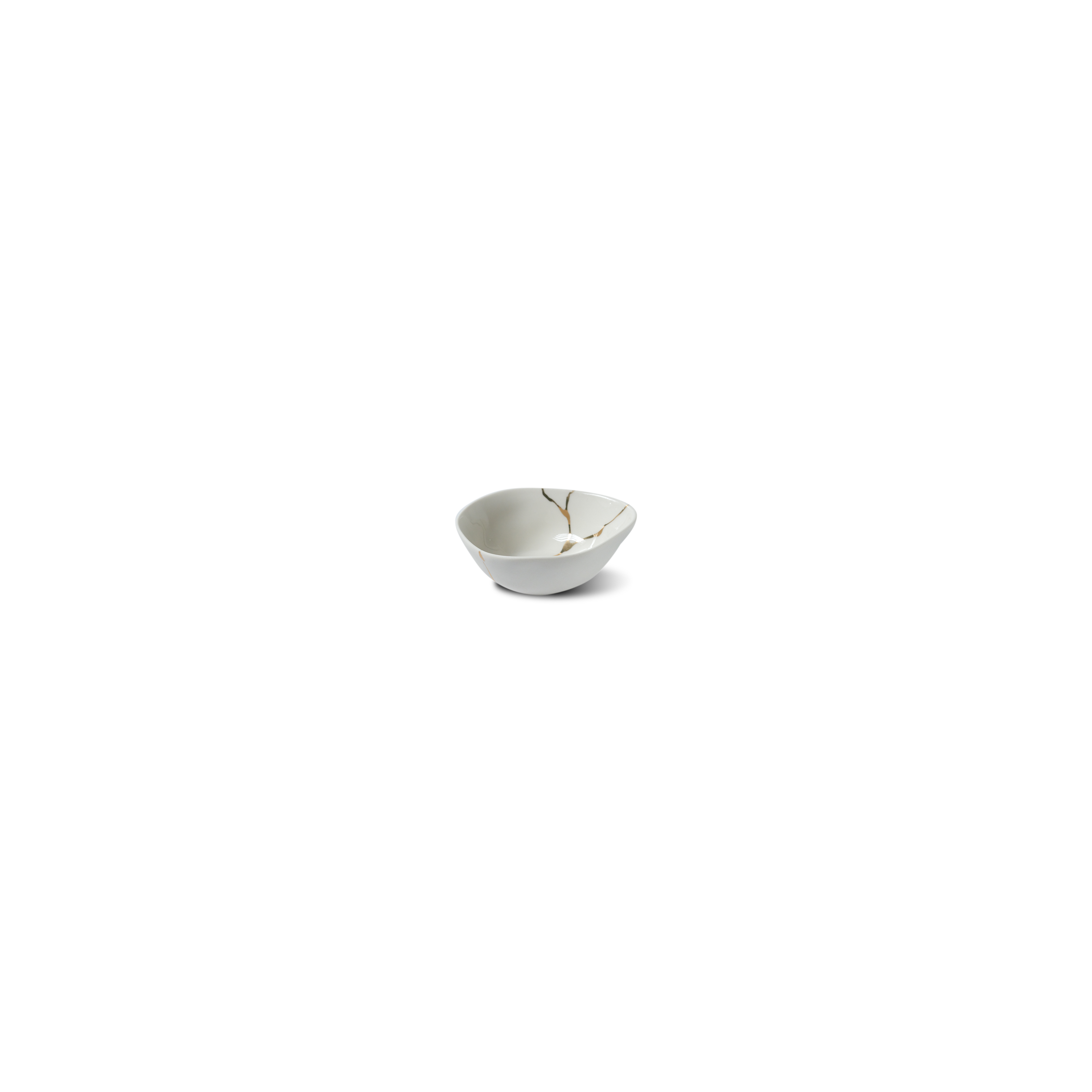 Kintsugi bowl XS: Chalk