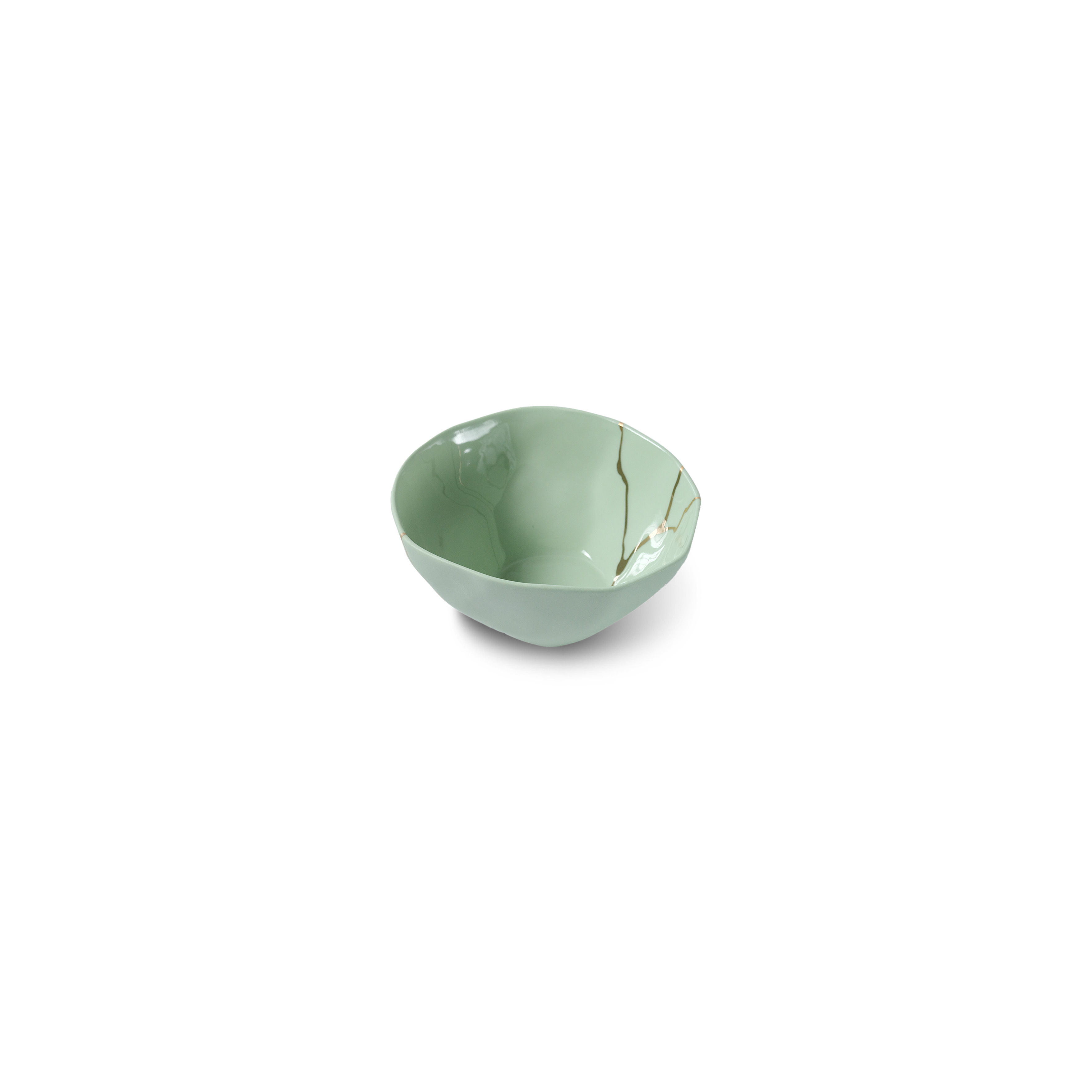 Kintsugi ricebowl: Celadon