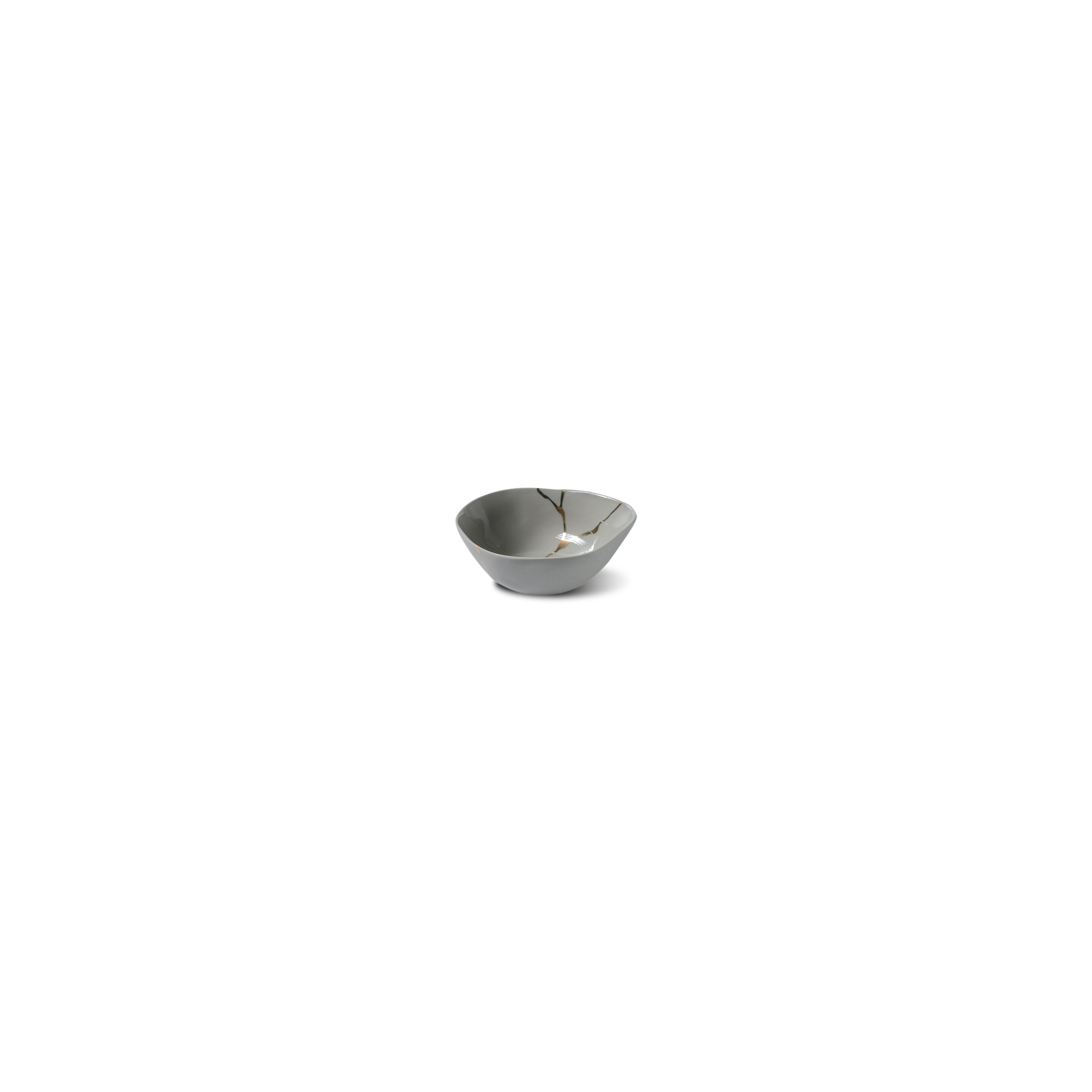 Kintsugi bowl XS: Light grey