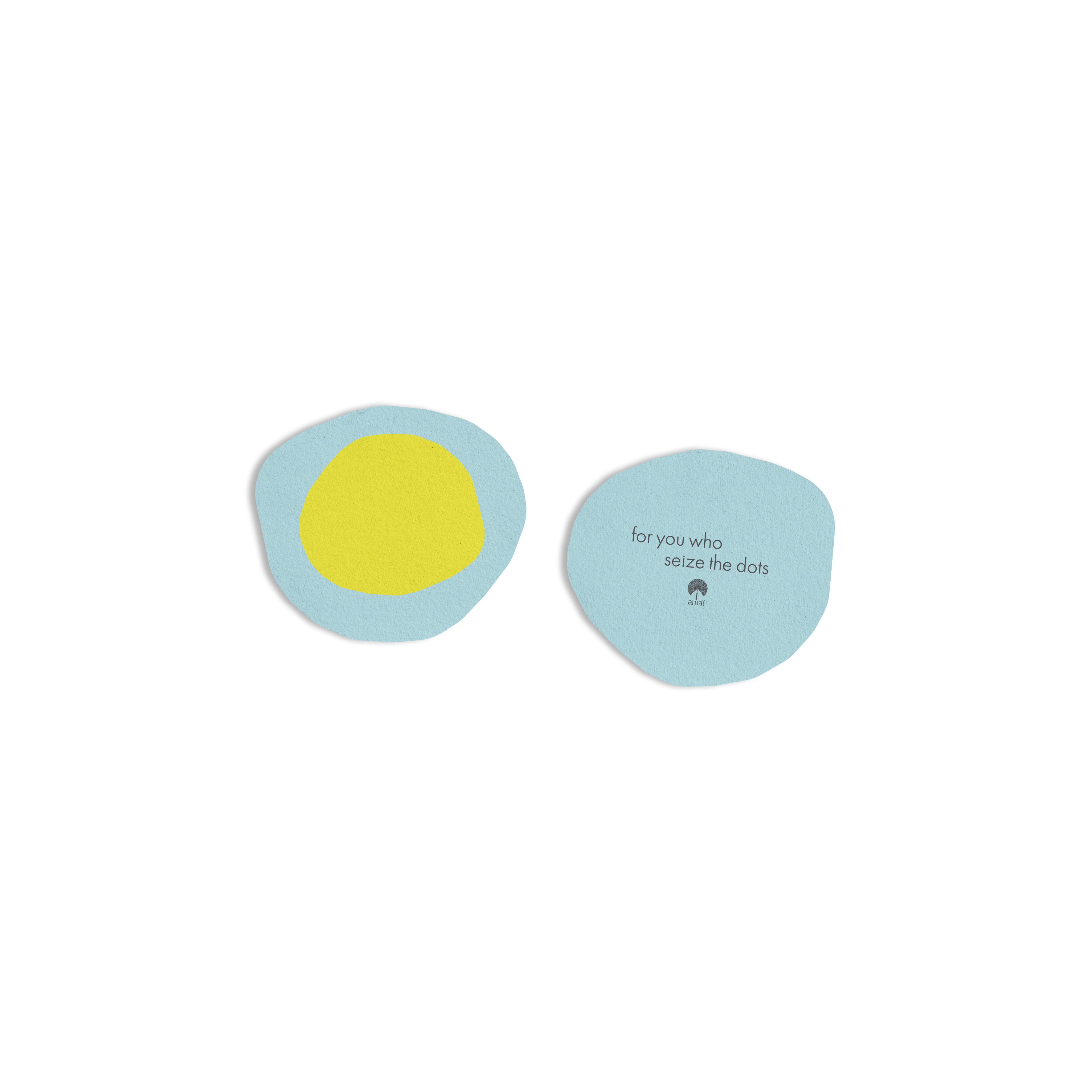 toffee coaster: Light blue