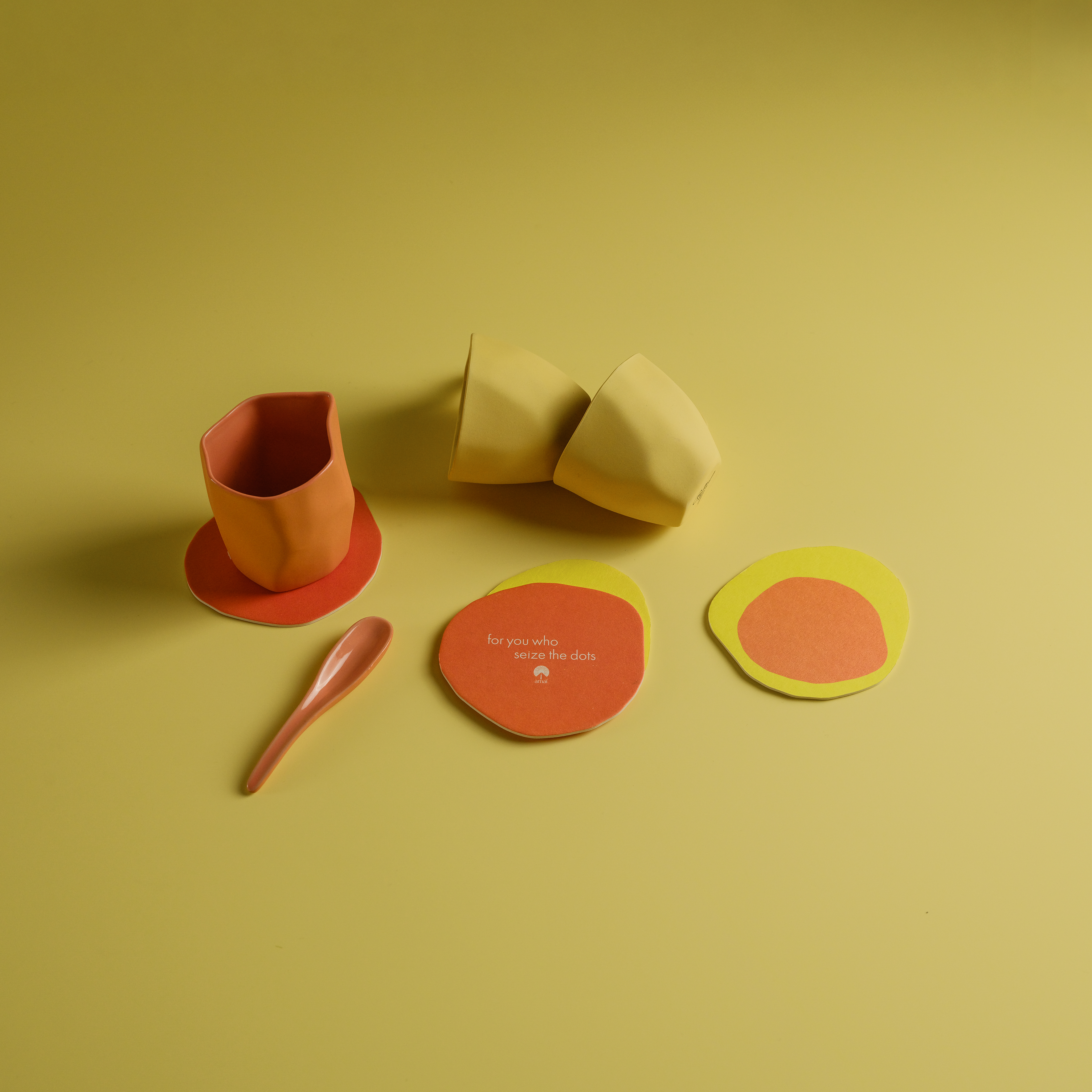 toffee coaster: set of 8