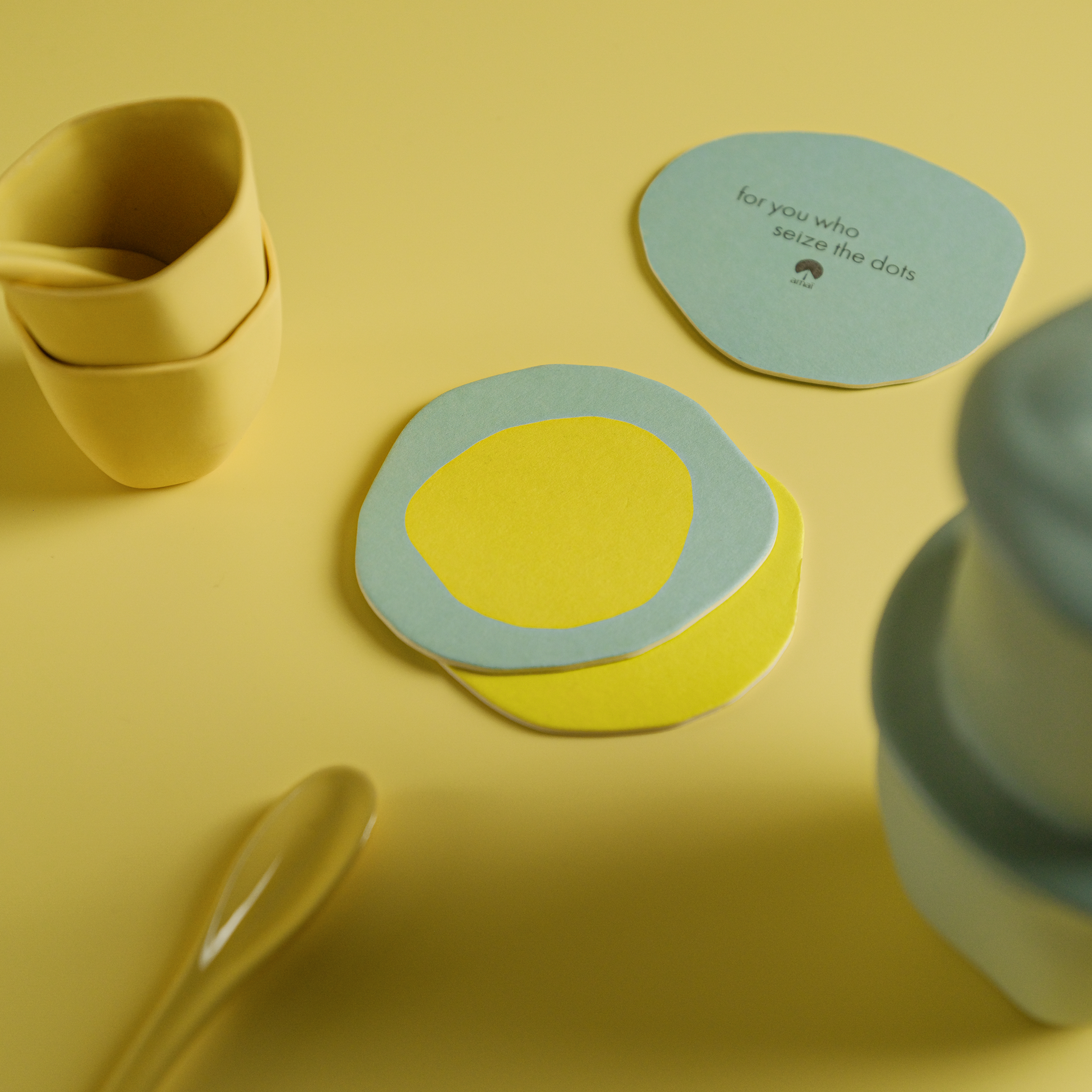 toffee coaster: set of 8