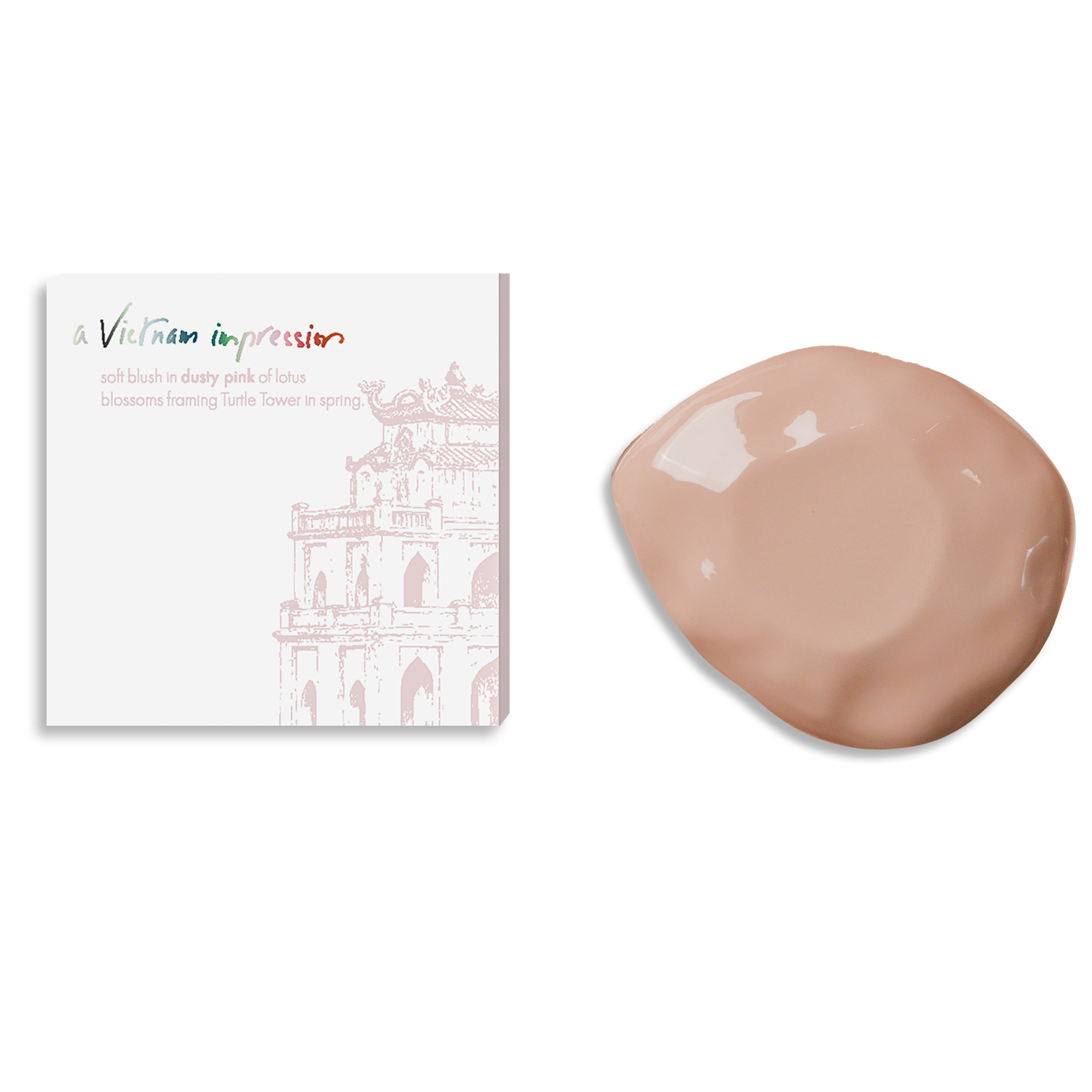 AVI - Plate S: Dusty pink