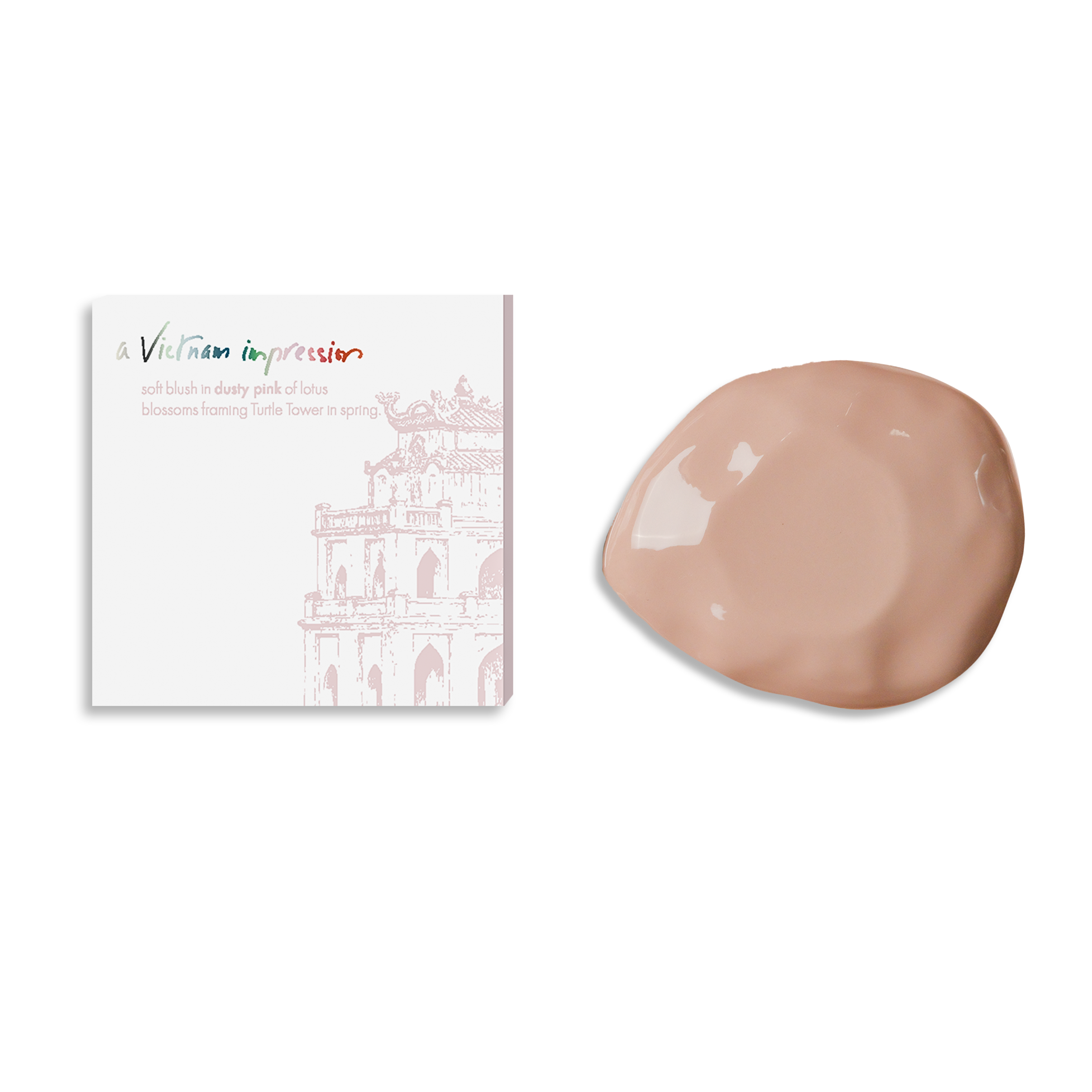 AVI - Plate XS: Dusty pink