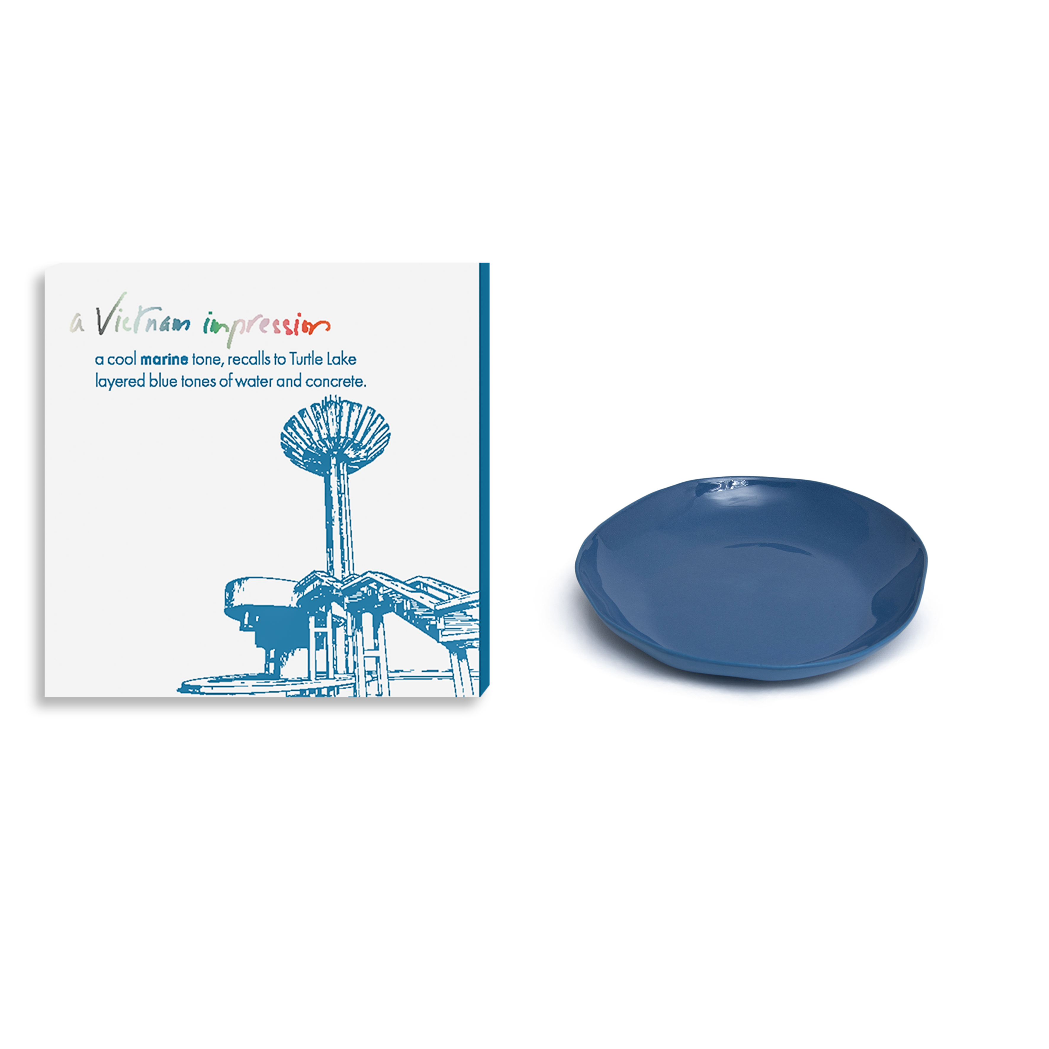 AVI - Round plate S: Marine